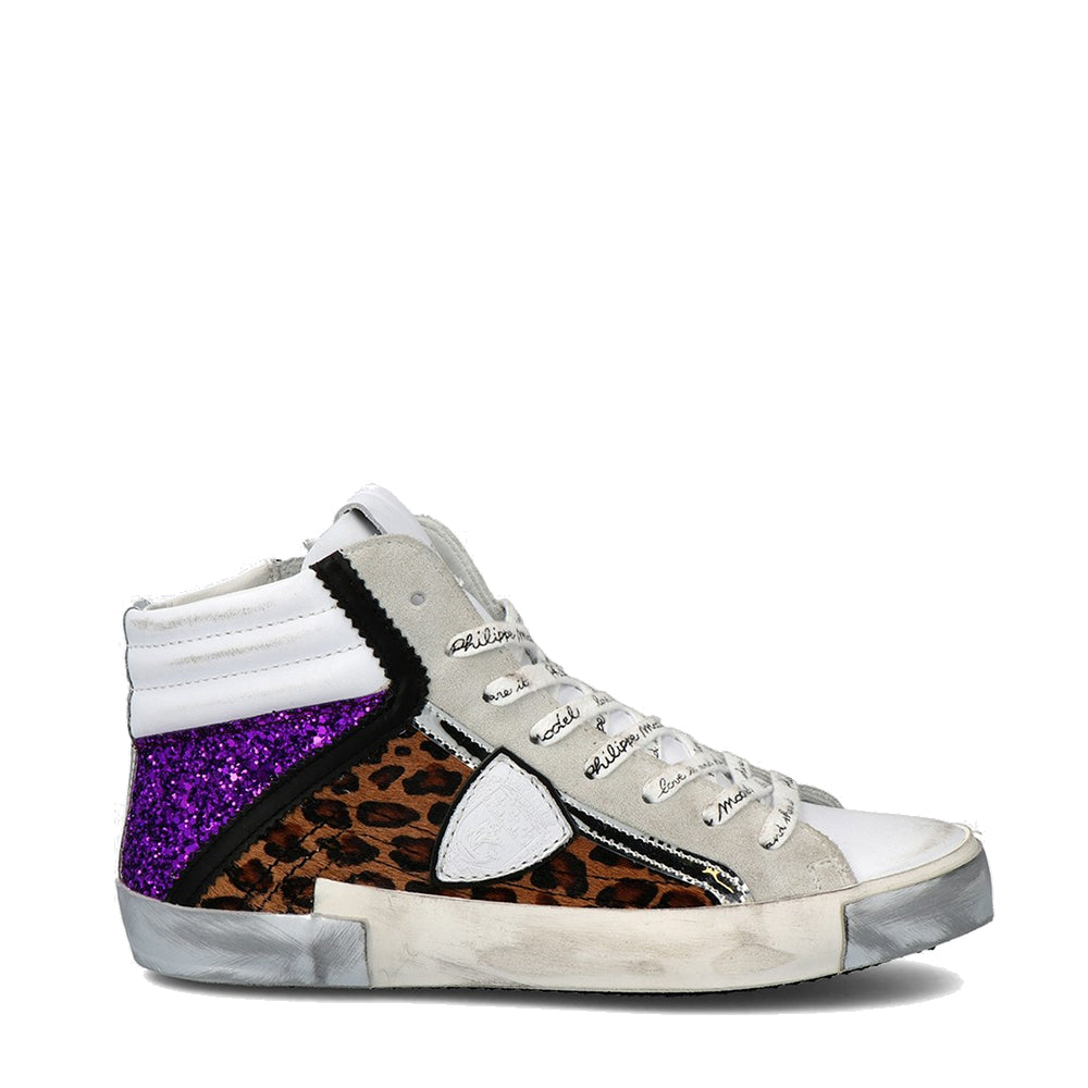 Sneakers Prsx Leo Mixage Blanc Violet Philippe Model