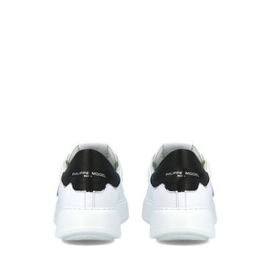 Sneakers Temple Veau Blanc Noir Philippe Model