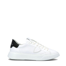 Carica l&#39;immagine nel visualizzatore di Gallery, Sneakers Temple Veau Blanc Noir Philippe Model
