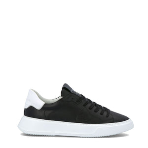 Sneakers Temple Uomo Veau Noir Blanc Philippe Model