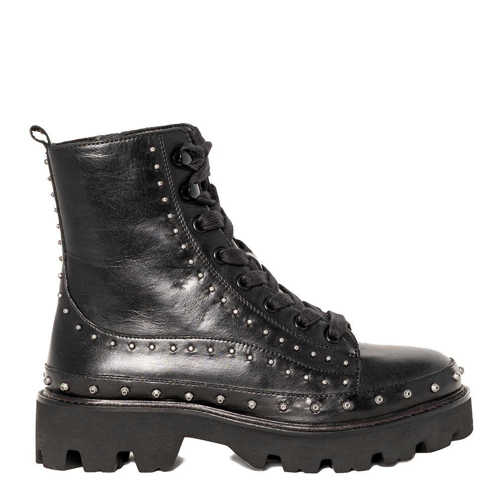Anfibio Cingoli in pelle con borchie 1P21ZH-Y6RF  PINKO