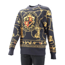 Carica l&#39;immagine nel visualizzatore di Gallery, Felpa macro scudo barocco B7GZB7KF Versace JC

