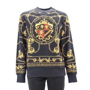 Felpa macro scudo barocco B7GZB7KF Versace JC