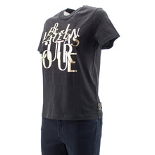 Carica l&#39;immagine nel visualizzatore di Gallery, T-shirt logo oro B2HZB7TC Versace JC
