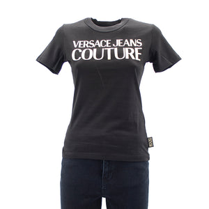 T-shirt logo oro B2HZA7TA Versace JC