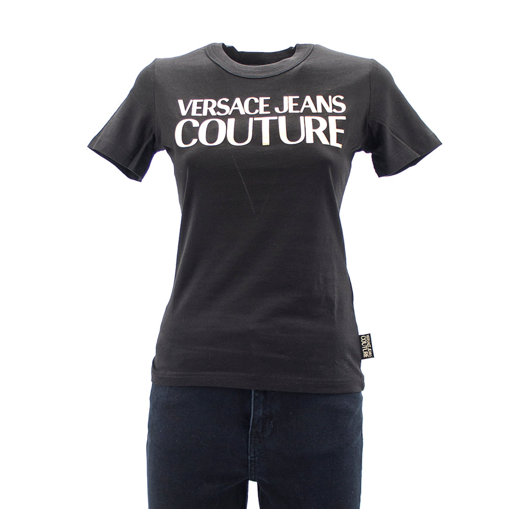 T-shirt logo oro B2HZA7TA Versace JC