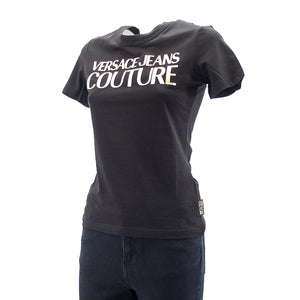 T-shirt logo oro B2HZA7TA Versace JC