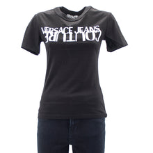 Carica l&#39;immagine nel visualizzatore di Gallery, T-shirt logo bianco B2HZA7KB Versace JC
