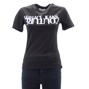 T-shirt logo bianco B2HZA7KB Versace JC